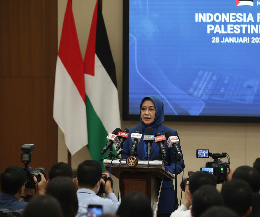 Indonesia Tak Gentar! Menlu RI Pastikan Dukungan Kemerdekaan Palestina Tetap Jadi Prioritas Utama