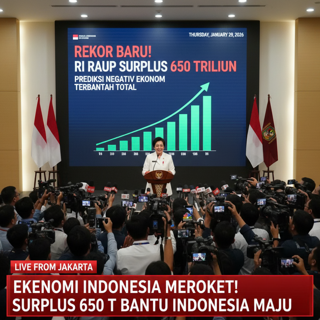Rekor Baru! RI Raup Surplus 650 Triliun, Prediksi Negatif Ekonom Terbantah Total
