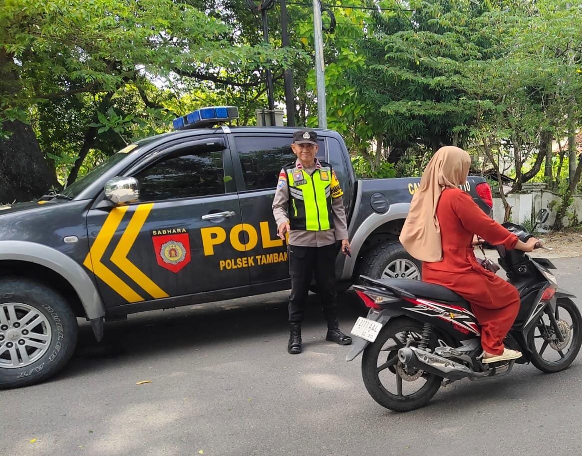 Wujudkan Situasi Kondusif, Polsek Tambakrejo Intensifkan Patroli Siang.