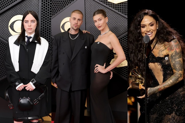 Deretan Selebritas Kenakan Pin “ICE OUT” di Ajang Grammy 2026