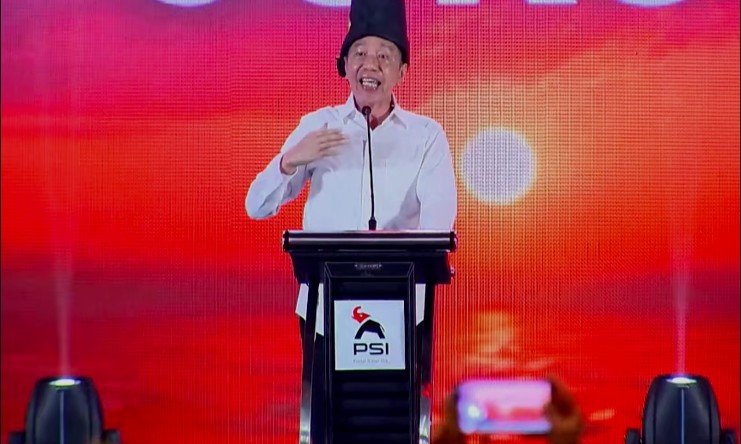 Jokowi Berteriak: Saya akan Kerja Mati-matian untuk PSI!