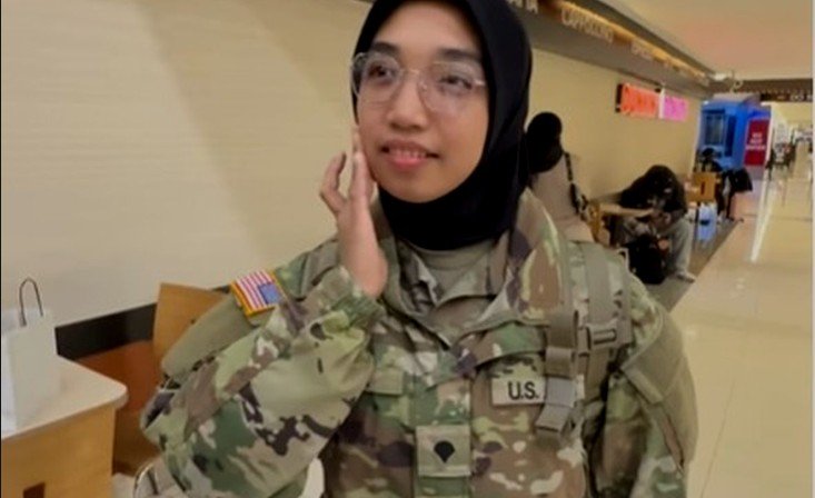 [KLARIFIKASI] Video Kezia Syifa Jelaskan Alasan Jadi Tentara AS adalah Rekayasa AI