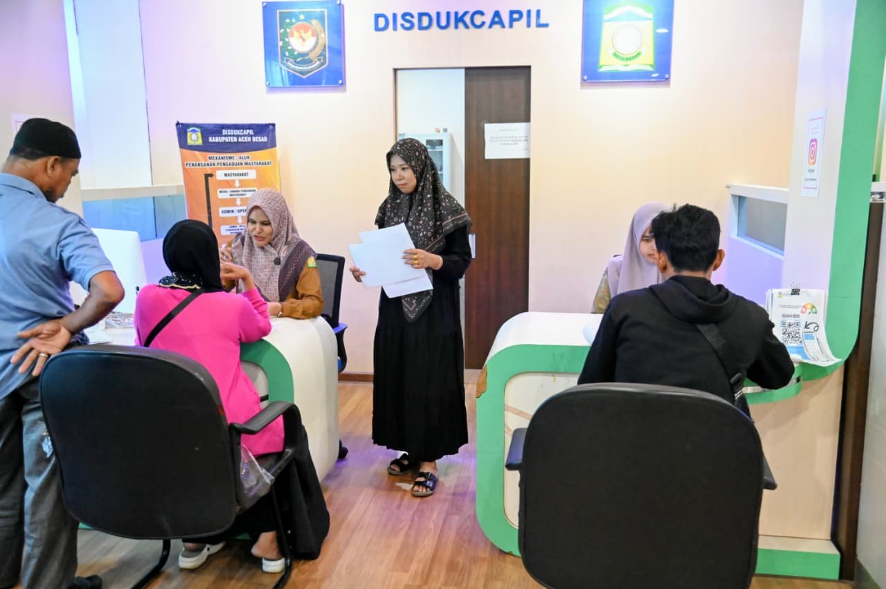 Tembus 357 Orang, Pengunjung MPP Aceh Besar Membludak di Hari ke-5 Puasa