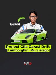 Modifikasi Gila: Lamborghini Murcielago Garasi Drift untuk Drifting