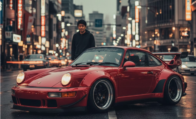 Transformasi Ikonik Porsche Menggunakan Bodykit RWB yang Mendunia