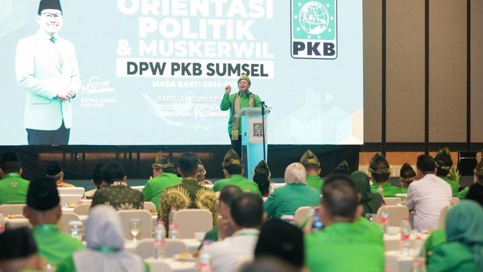Waketum PKB Sampaikan Pesan Muhaimin Saat Kukuhkan Pengurus DPW Sumsel